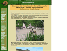 Tablet Screenshot of chevaldecouverte.com